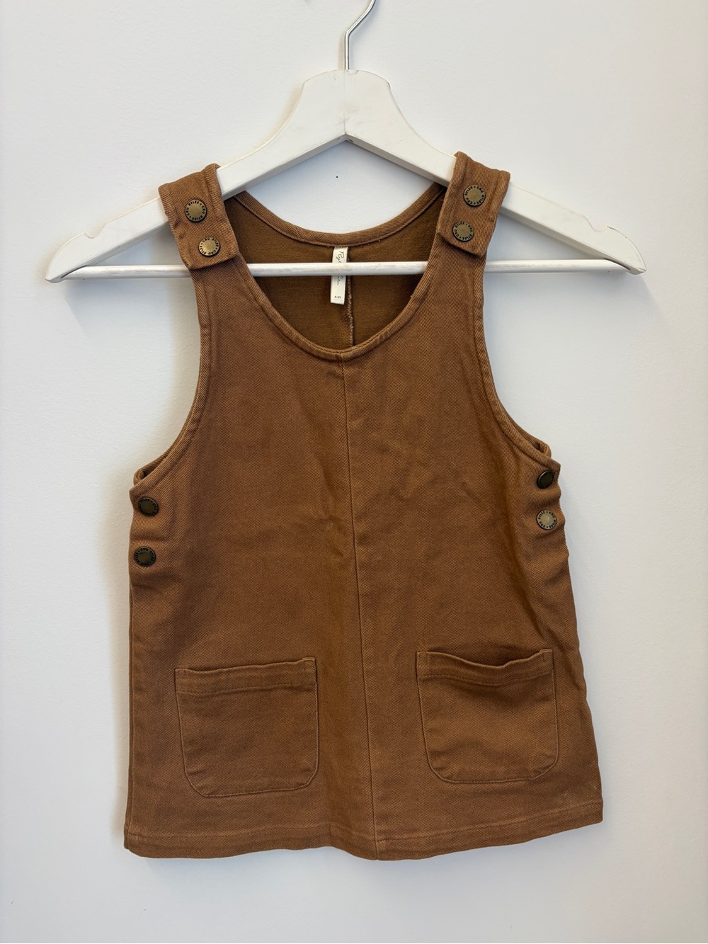 Rylee + Cru Brown Tank Jumper Dress
